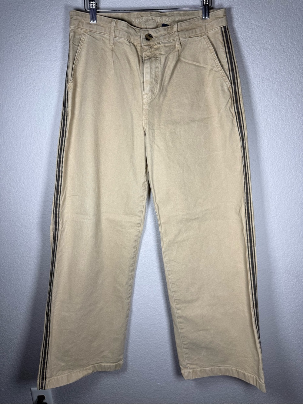 AE x The Ziegler Sisters Stretch High-Waisted Baggy Wide-Leg Pants from AE 🔥🧡